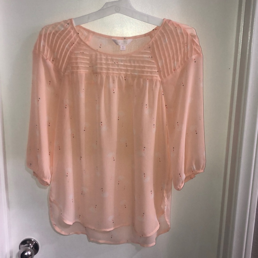 Lauren Conrad swan blouse 🦢